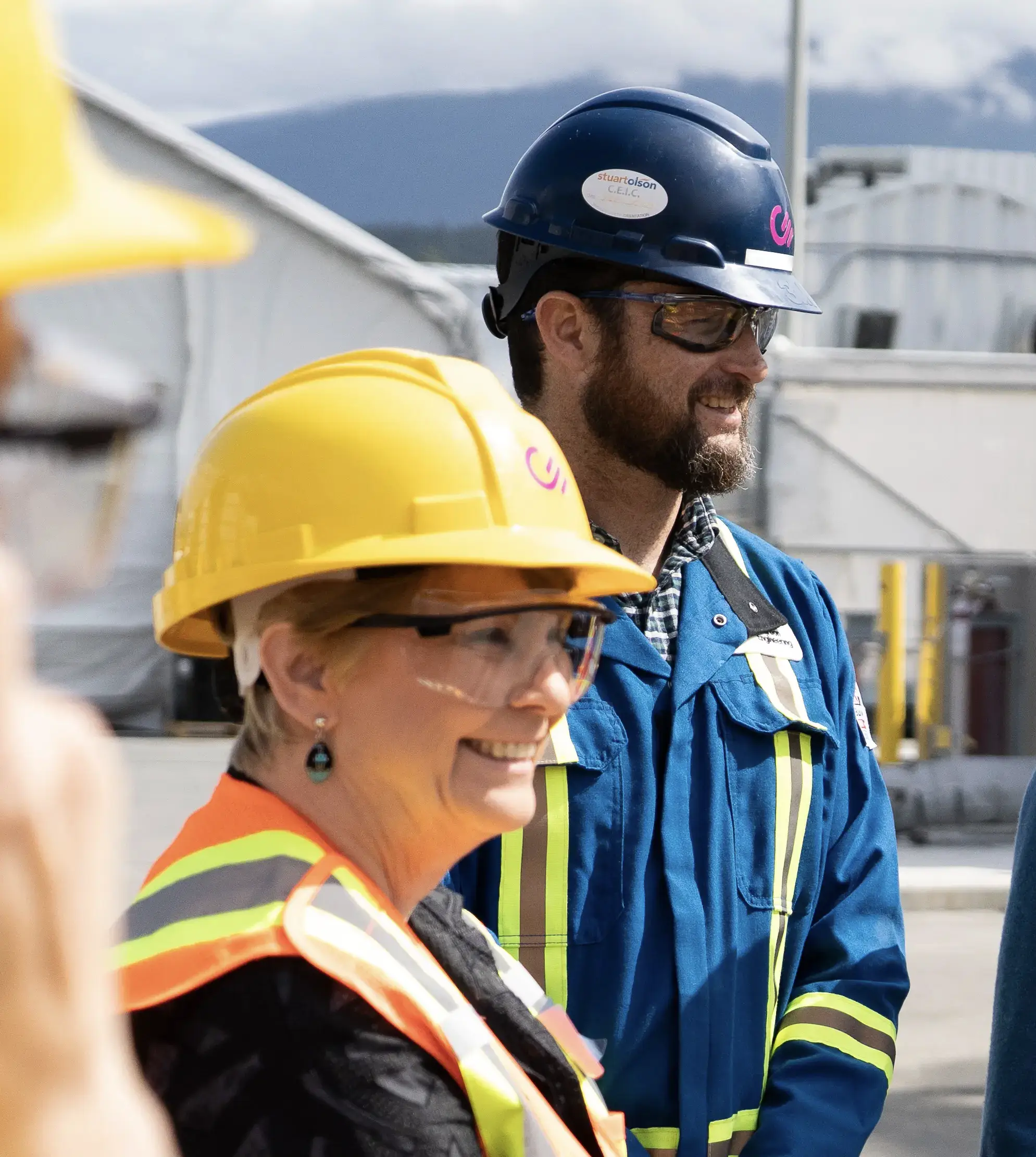 Vicki Hollub with Carbon Engineering team